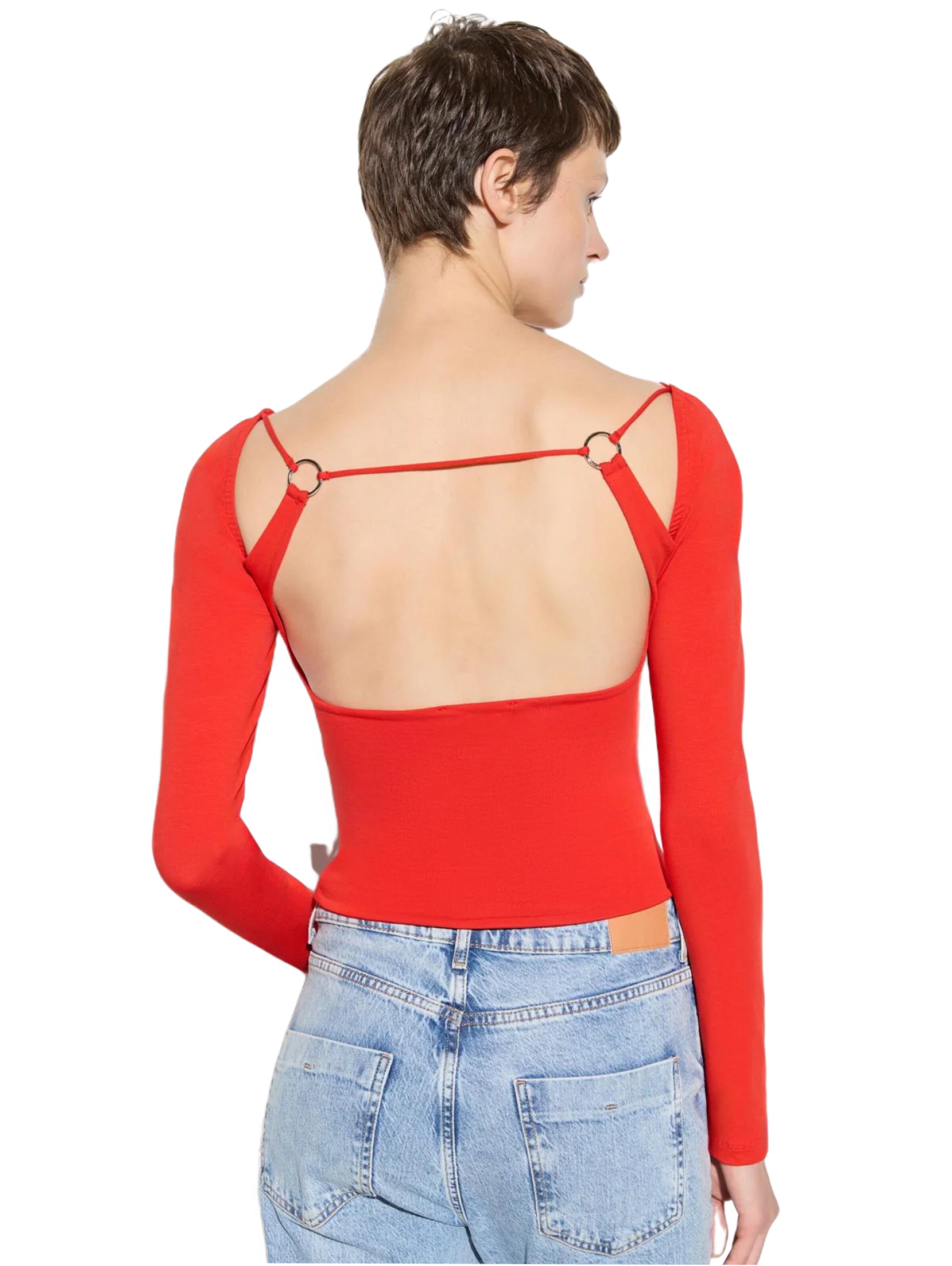 No Matter What Bluse in Rot