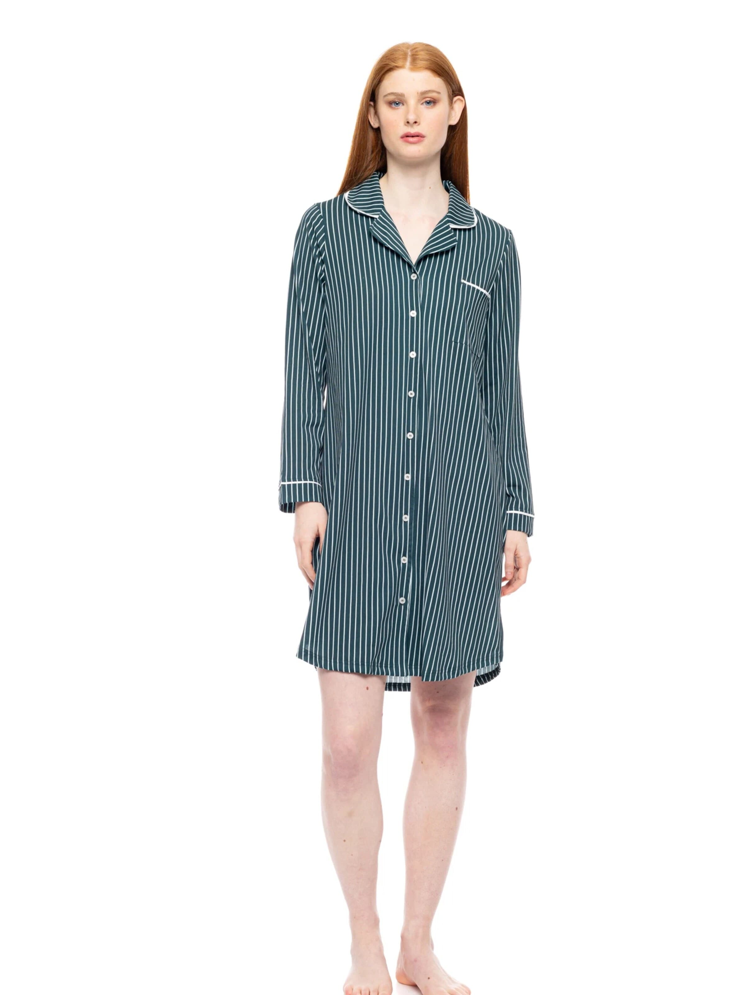 Pink Label - Camiseta de noche en verde: frente