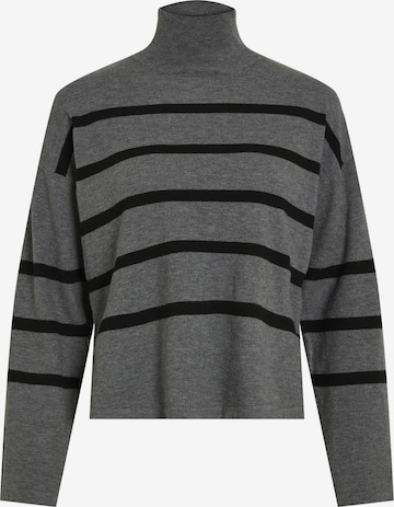VILA - Jersey en gris: frente