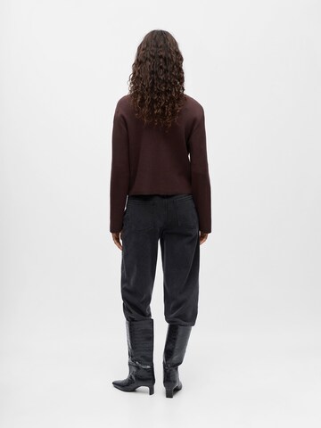 OBJECT Knit Cardigan 'OBJPandora' in Brown