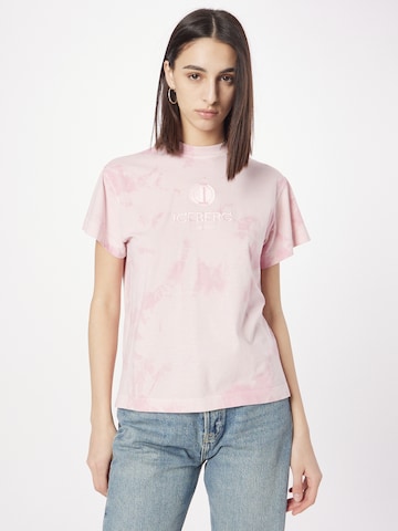 ICEBERG Μπλουζάκι σε ροζ: μπροστά
