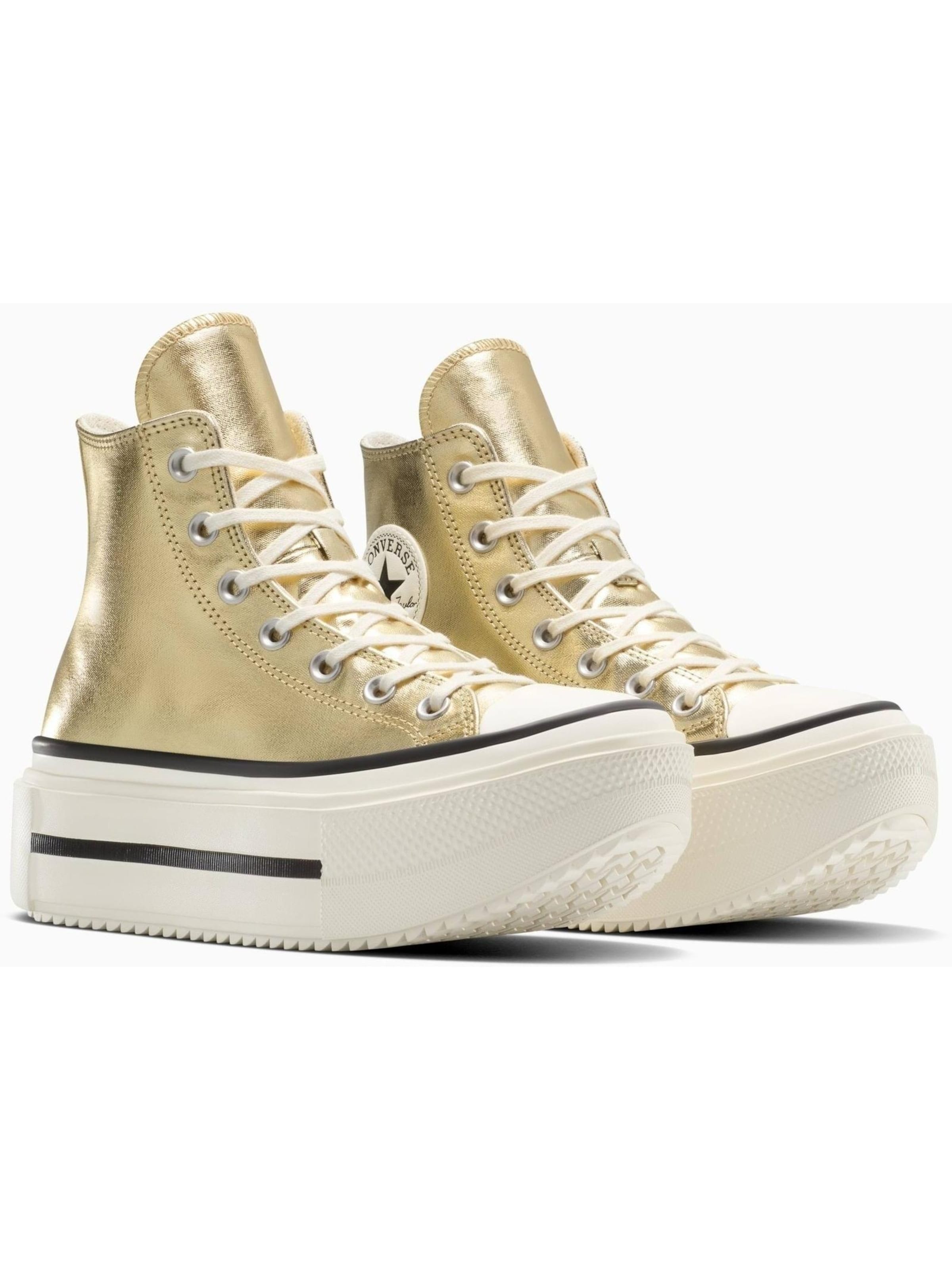 Scarpa sportiva 'Converse Chuck Taylor All Star Lift Double Stack' di CONVERSE in giallo