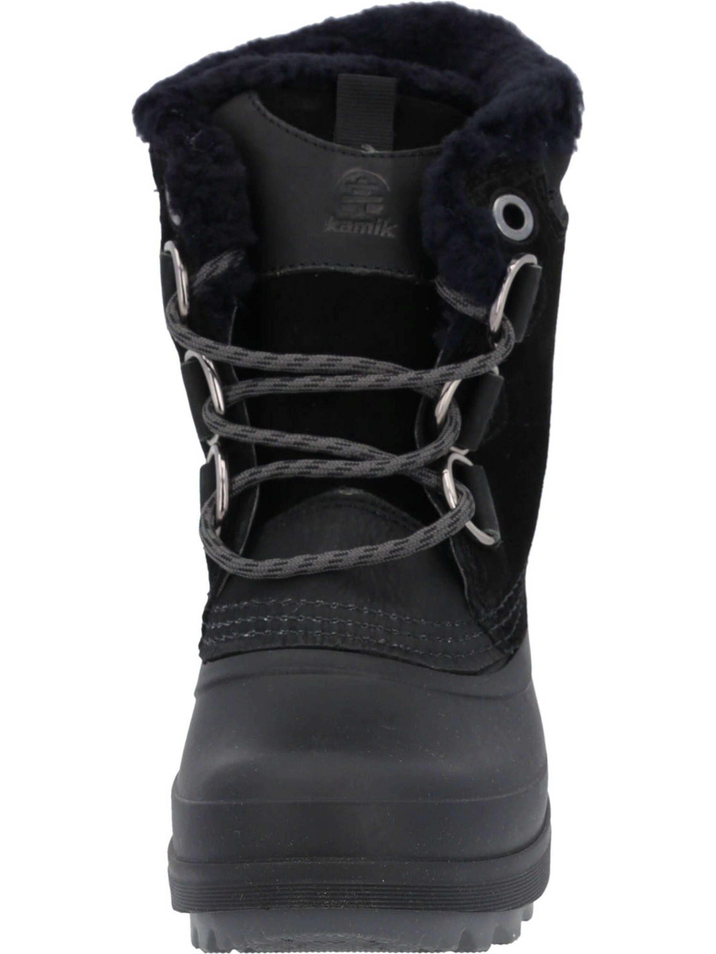 Kamik Lace-up bootie in Black