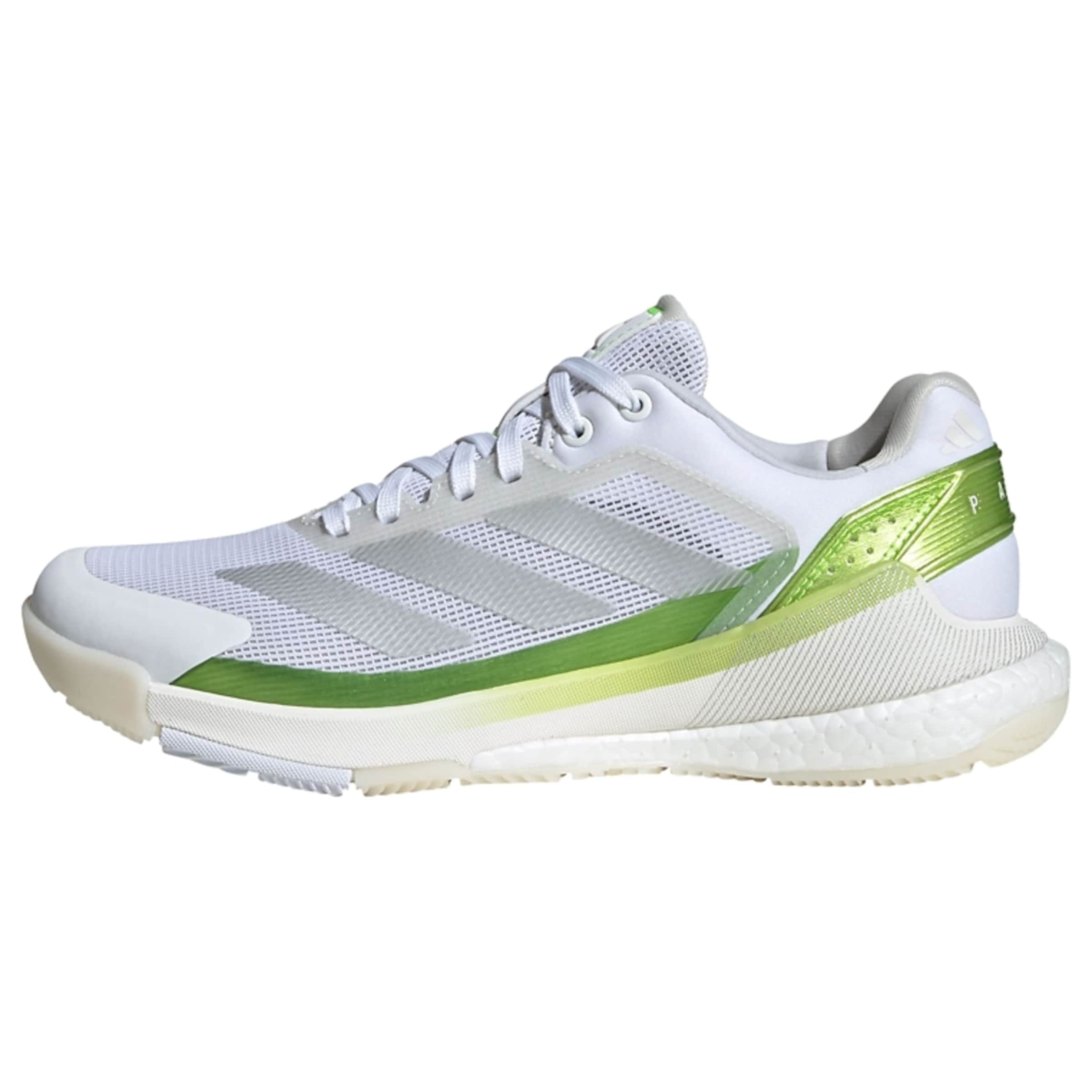 ADIDAS PERFORMANCE Sportschoen 'Crazyquick' in de kleur Lichtgrijs / Lichtgroen / Wit, Productweergave