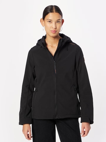 BRUNOTTI Athletic Jacket 'Joos' in Black: front