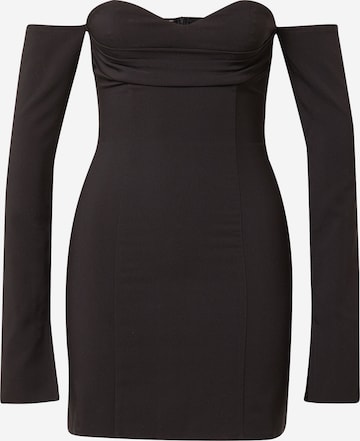 Misspap Dress in Black: front