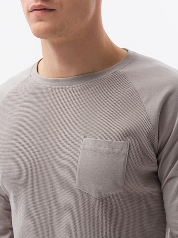 Ombre Shirt 'L137' in Grau