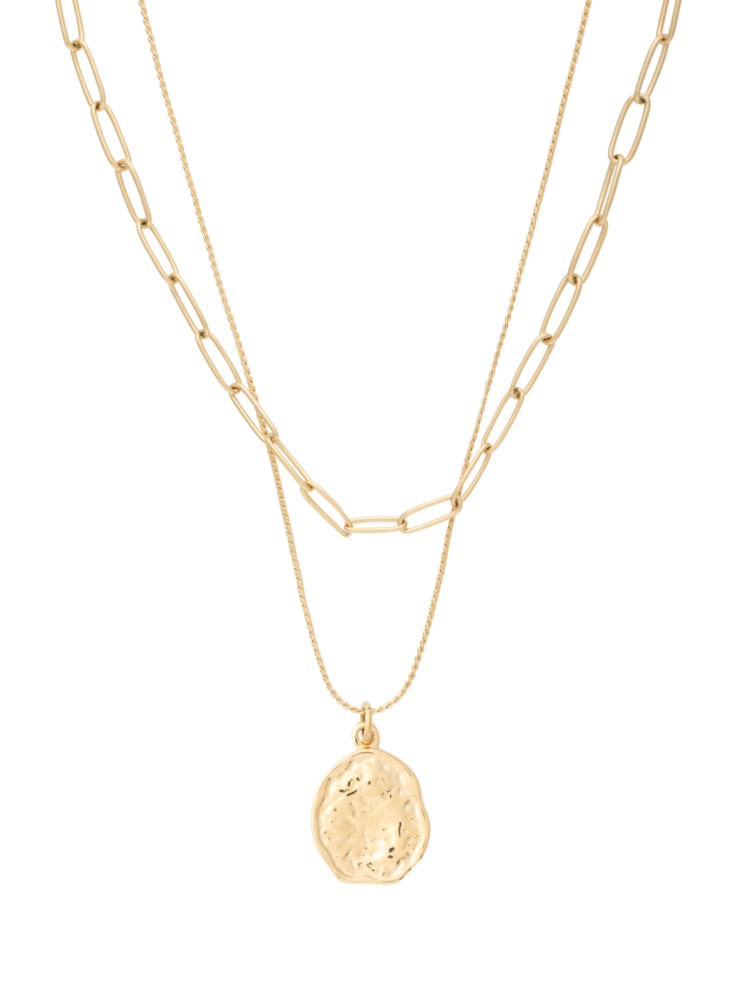 A&C Oslo – Nordic Design Jewellery Necklace 'Steel - Raw Coll' in Gold