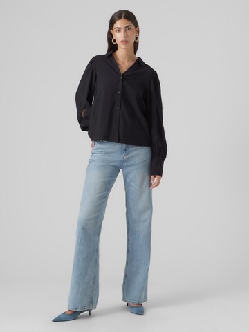 VERO MODA Blouse 'Osla' in Zwart