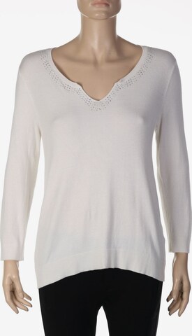 Gerard Darel Pullover M in Weiß: predná strana