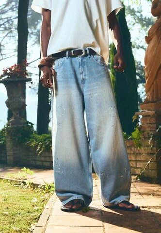 Baggy Jeans di Bershka in blu: frontale