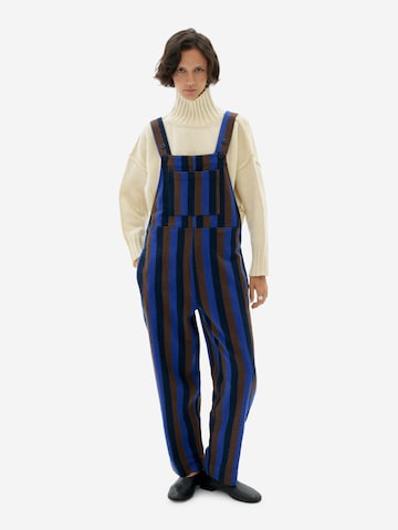 Thinking MU Loose fit Dungarees 'Luz' in Blue: front