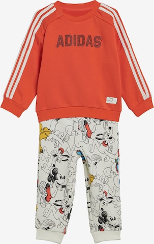 ADIDAS SPORTSWEAR Sports Suit 'Adidas x Disney Mickey Mouse' in Orange: front