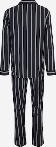 SCHIESSER Pyjamas lang i blå