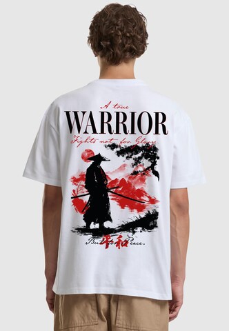 Mister Tee Shirt 'True Warrior' in White: front