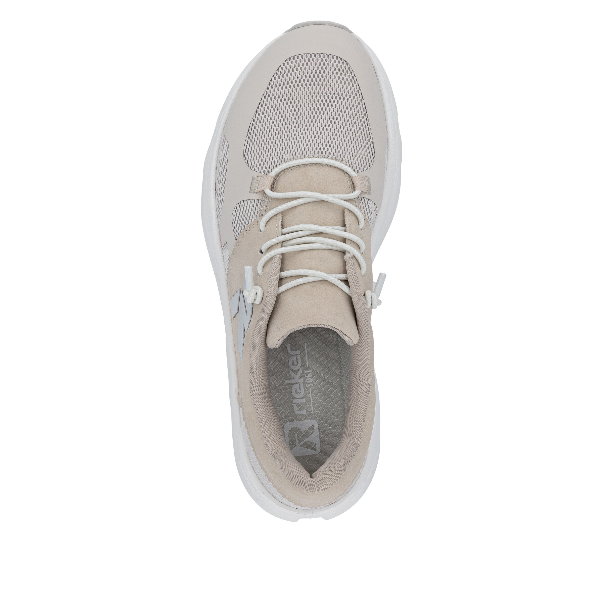 Baskets basses Rieker en beige