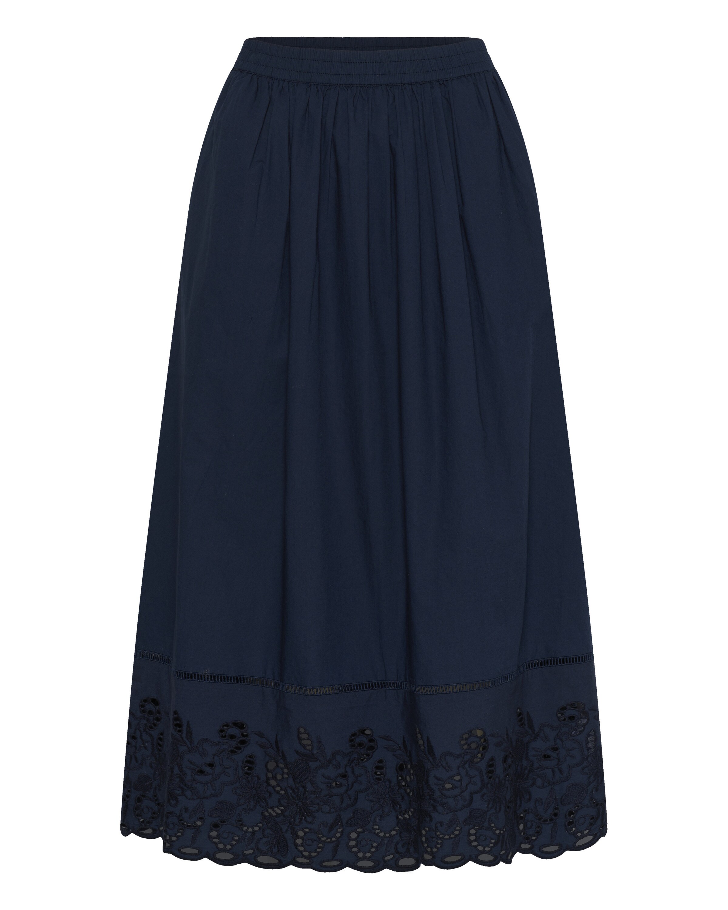 Kaffe Rok 'Gertrud' in Blauw: voorkant