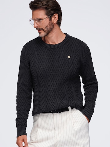 Ombre Sweater in Black