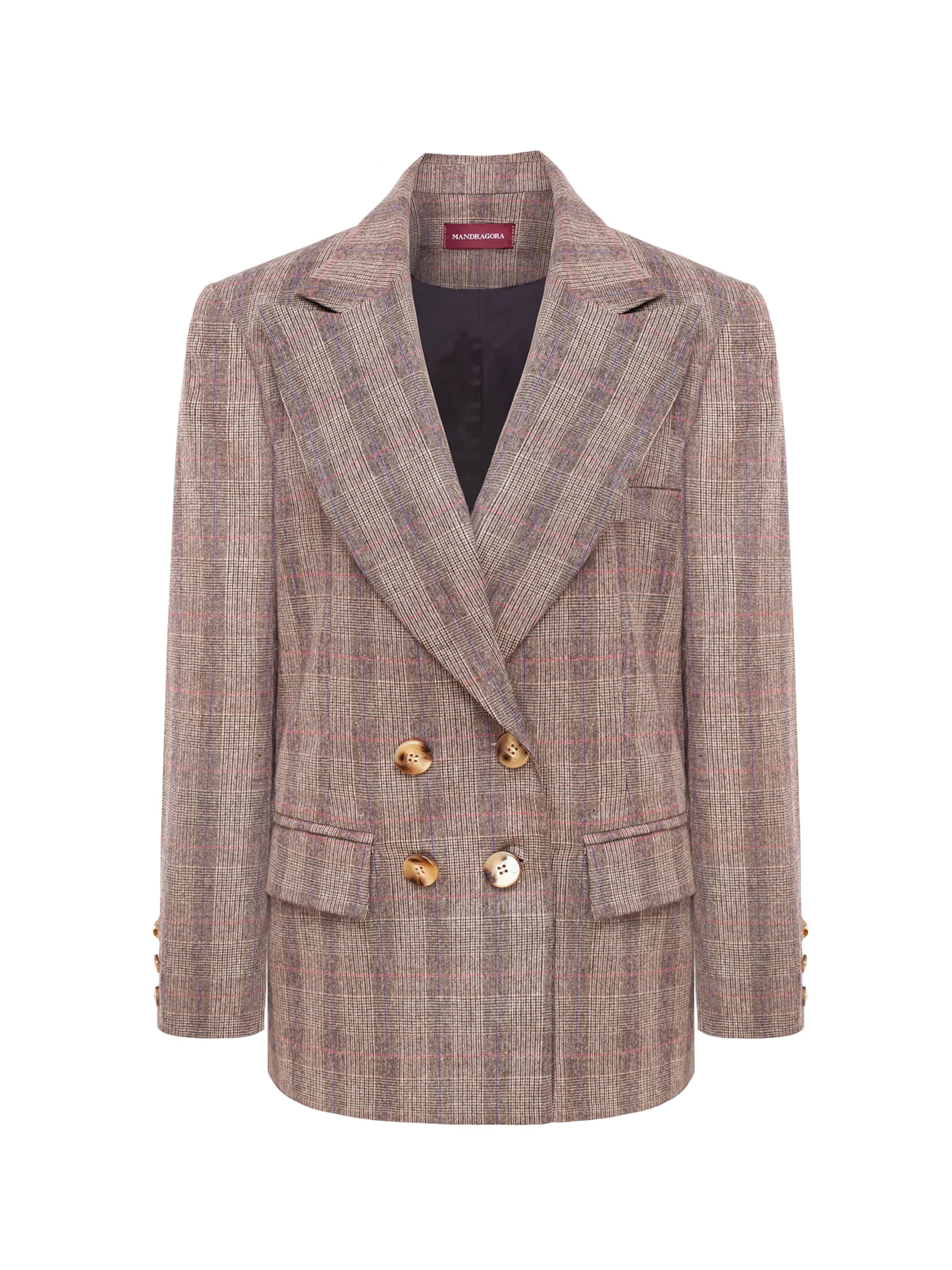 mandragora Blazer 'Gante' in Braun: Vorderseite