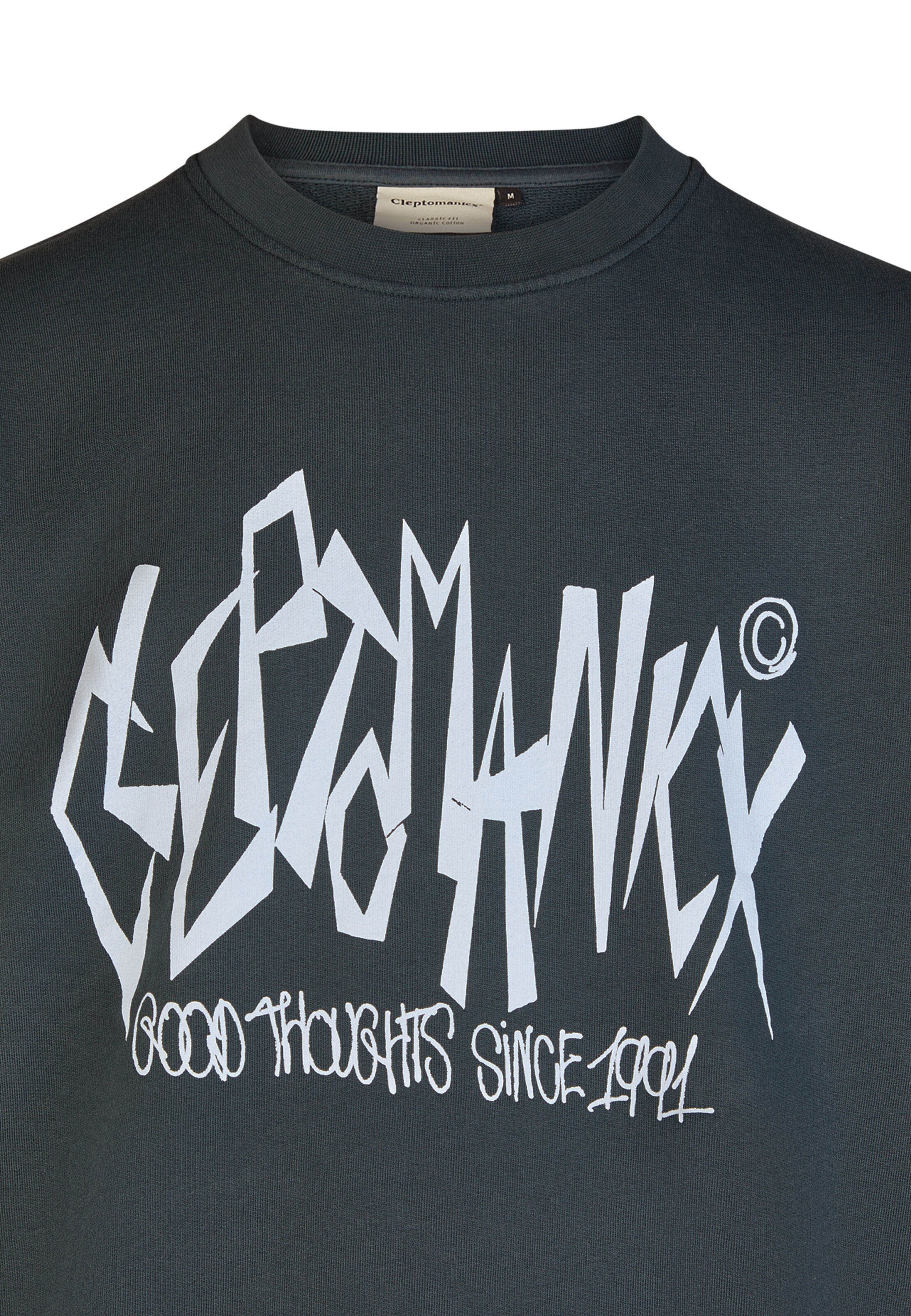 Cleptomanicx Sweatshirt in Blau