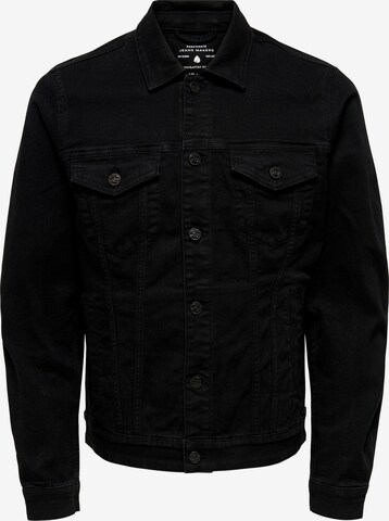 Veste mi-saison Only & Sons en noir : devant