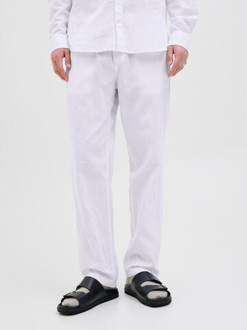 Loosefit Pantalon chino JACK & JONES en vert : devant