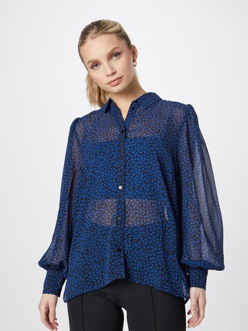 modström - Blusa 'Bao' em azul: frente