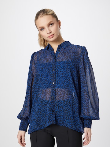 modström Blouse 'Bao' in Blauw: voorkant