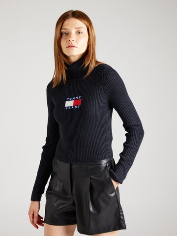 Tommy Jeans Trui in Bruin: voorkant