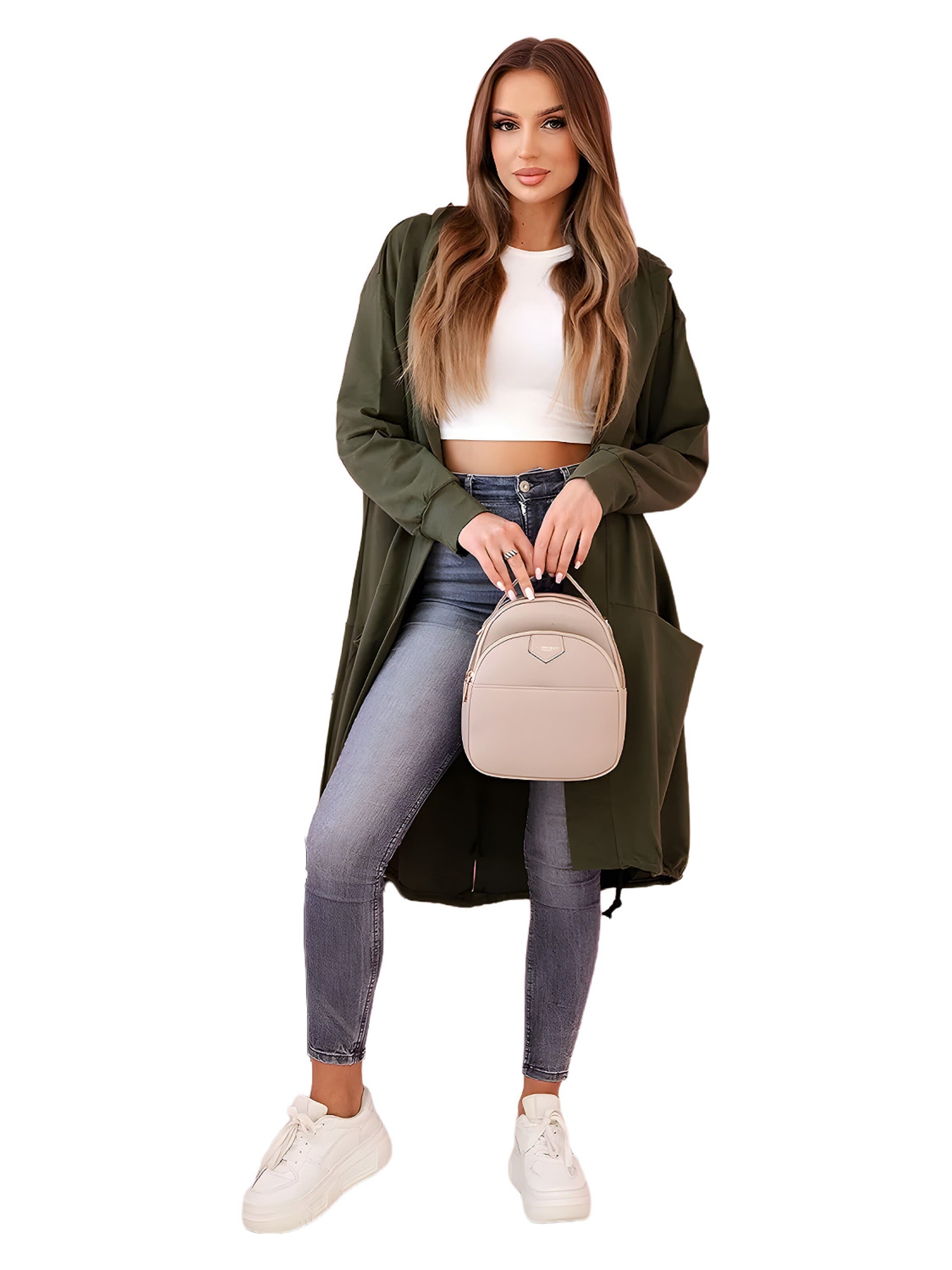 Lumera Gebreid vest in Groen