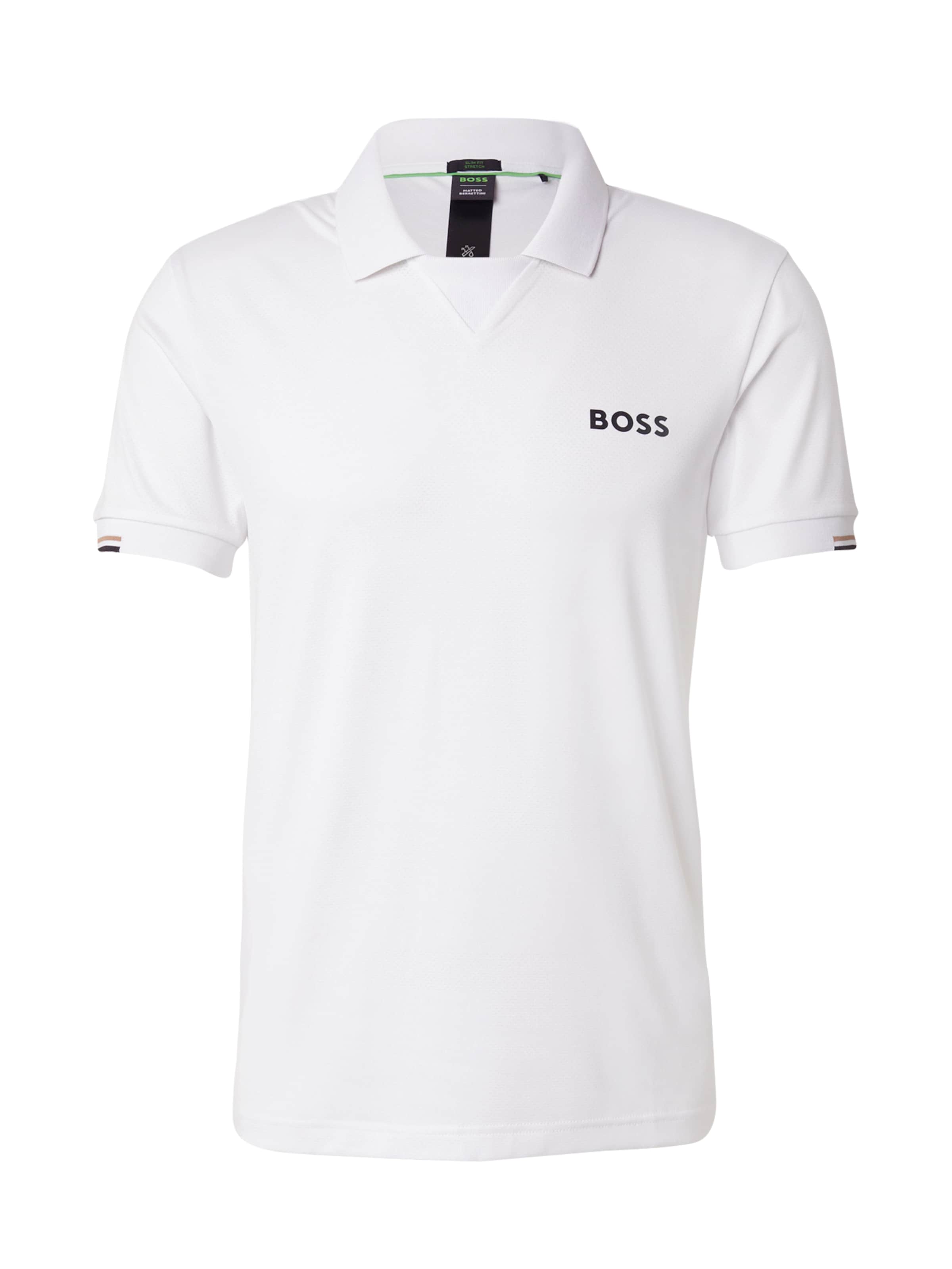 BOSS Poloshirt 'Palle' in Weiß: Vorderseite