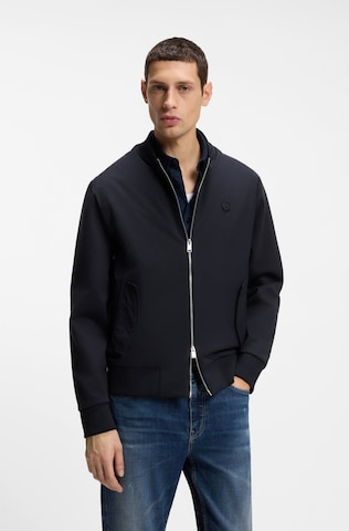 BOSS Zip-Up Hoodie in Blue