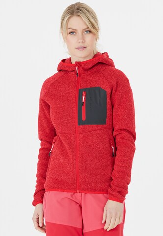 Whistler Athletic fleece jacket 'Pennine' in Red: front