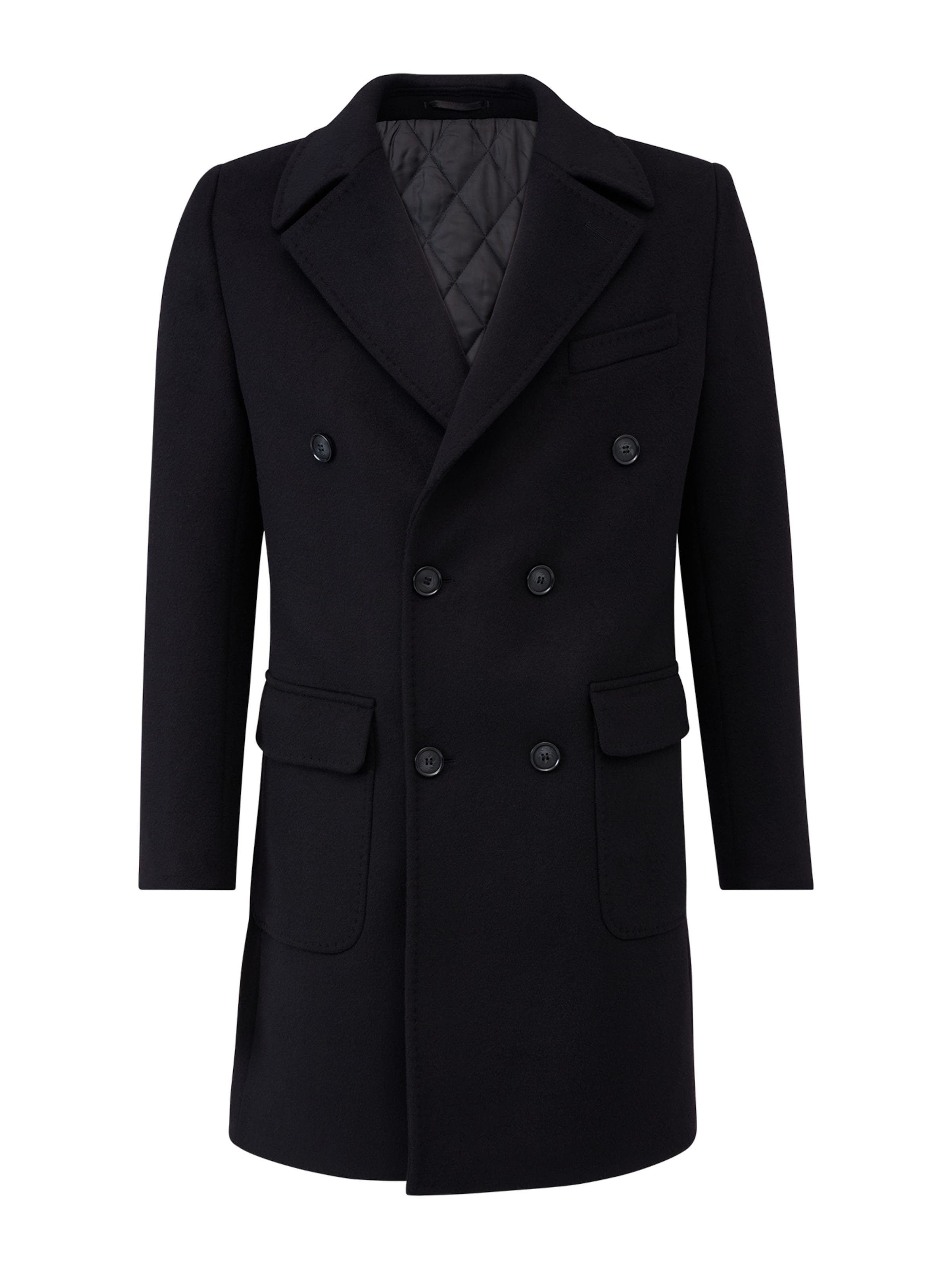 RICANO - Abrigo de invierno 'Enzo' en negro: frente