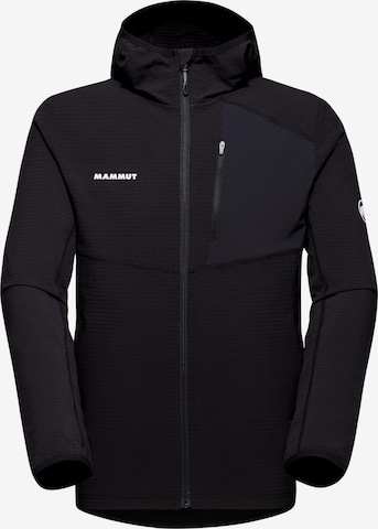 MAMMUT Funktionsfleecejacke 'Madris Light' in Schwarz: predná strana