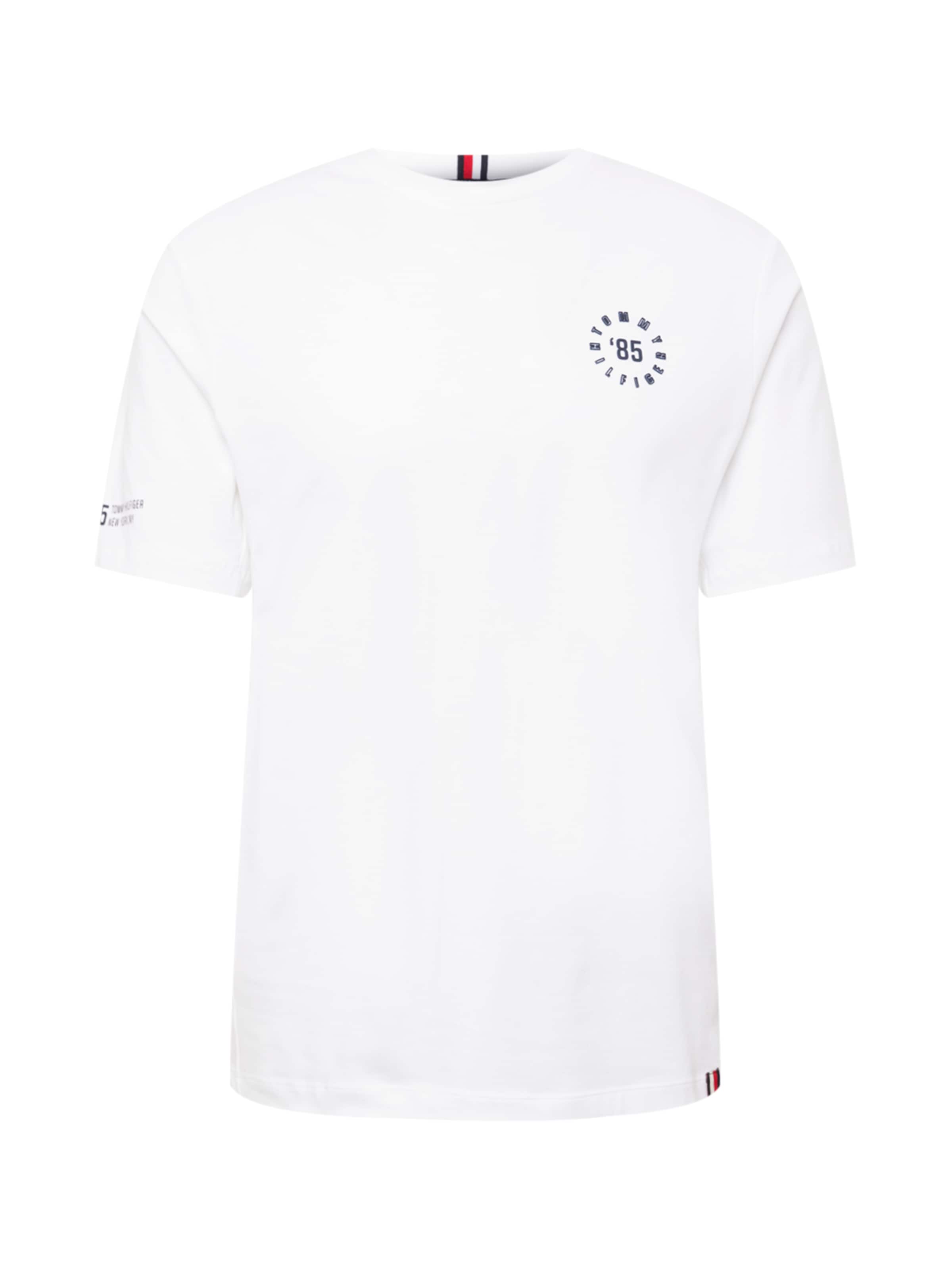 Männer Shirts TOMMY HILFIGER T-Shirt in Weiß - PK10492