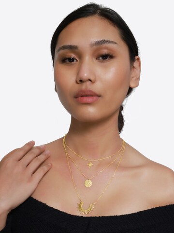 Heideman Necklace 'Drusa' in Gold: front