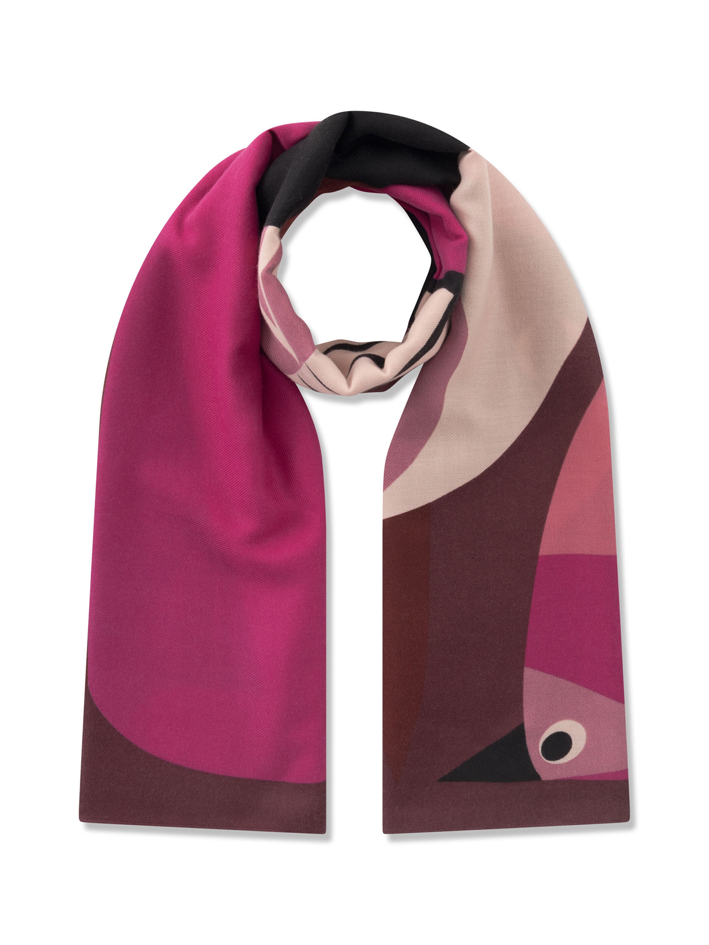 CODELLO Scarf in Red: front