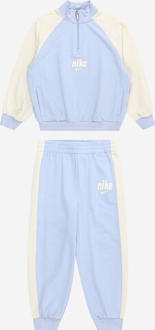 Survêtement Nike Sportswear en bleu : devant