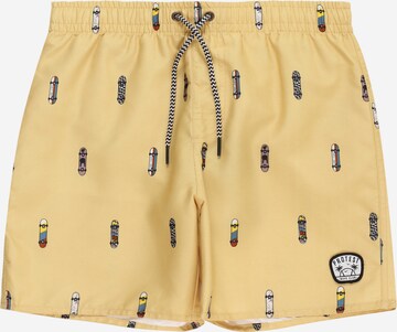 PROTEST Swimming shorts 'CHRIS' in Yellow: front