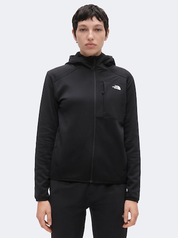 THE NORTH FACE Λειτουργική ζακέτα φλις σε μαύρο: μπροστά