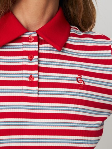 Crās - Camisa ' Lesliecras ' em vermelho