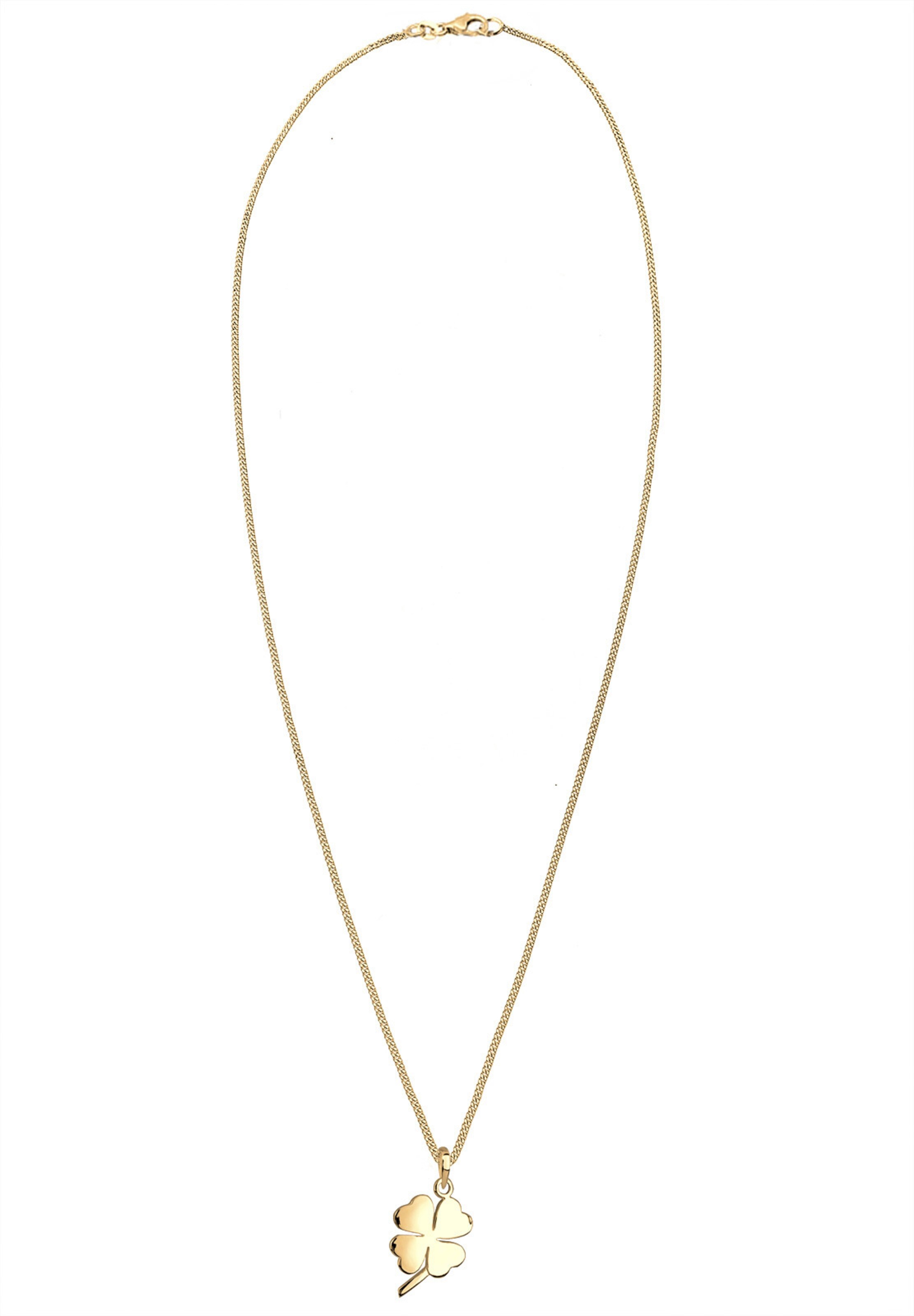 Chaîne 'Kleeblatt' ELLI en or : devant