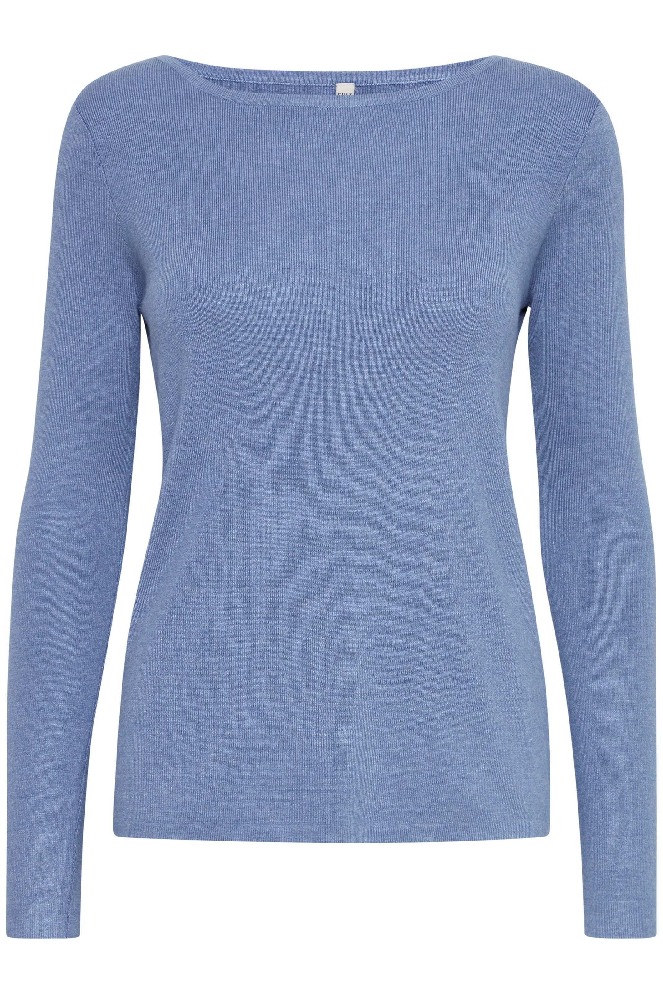 PULZ Jeans Pullover 'SARA' in Braun: Vorderseite