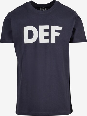 T-Shirt 'Her Secret' DEF en bleu : devant