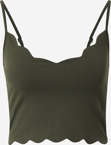 ABOUT YOU Top 'Auguste' in Green: front