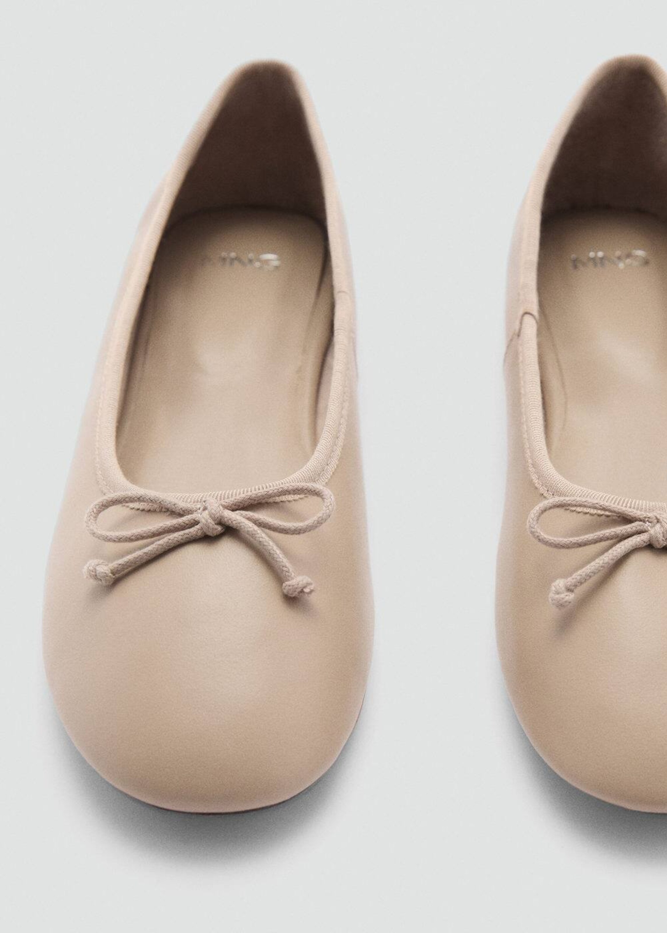 MANGO Ballet Flats Buba in Dark Brown ABOUT YOU