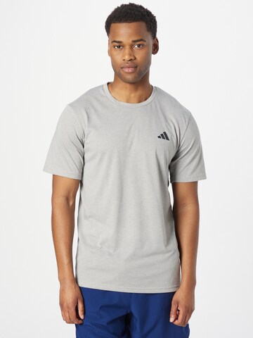 ADIDAS PERFORMANCE Functioneel shirt 'Train Essentials Comfort ' in Grijs: voorkant