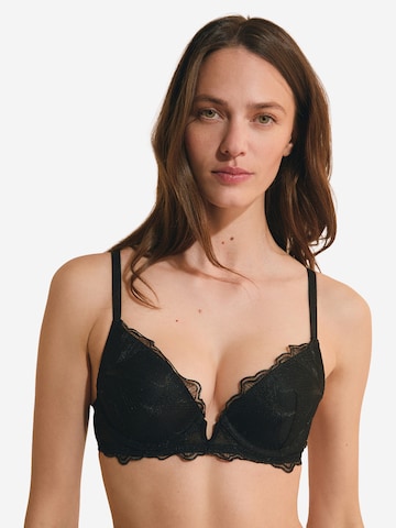 ETAM Push-up Bra 'Prelude' in Black: front