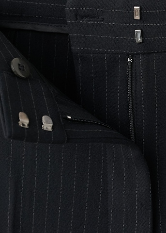 Loosefit Pantalon à plis 'BERGEN' MANGO en bleu